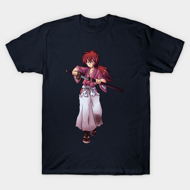 Kenshin from RUROUNI KENSHIN T-Shirt by IanDimas